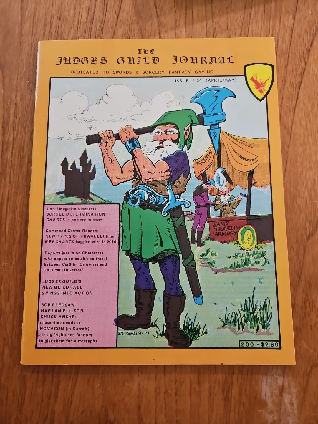 Judges Guild Journal #20 "The Halls of Theorat" Mag VG+