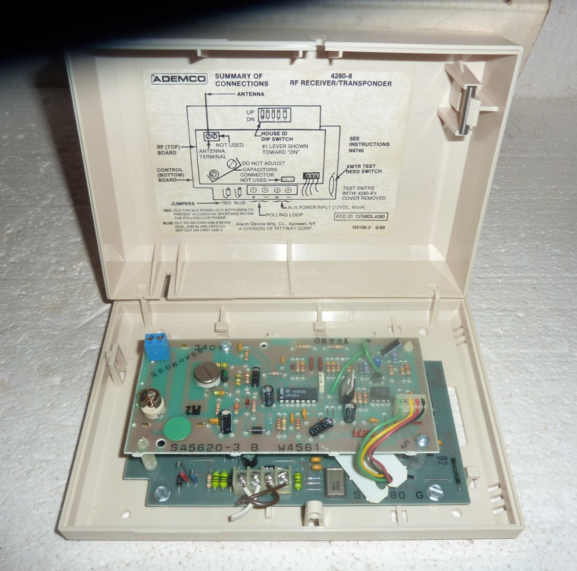 NOS Ademco 4280-8 8 Point RF Module For Vista-XM Systems