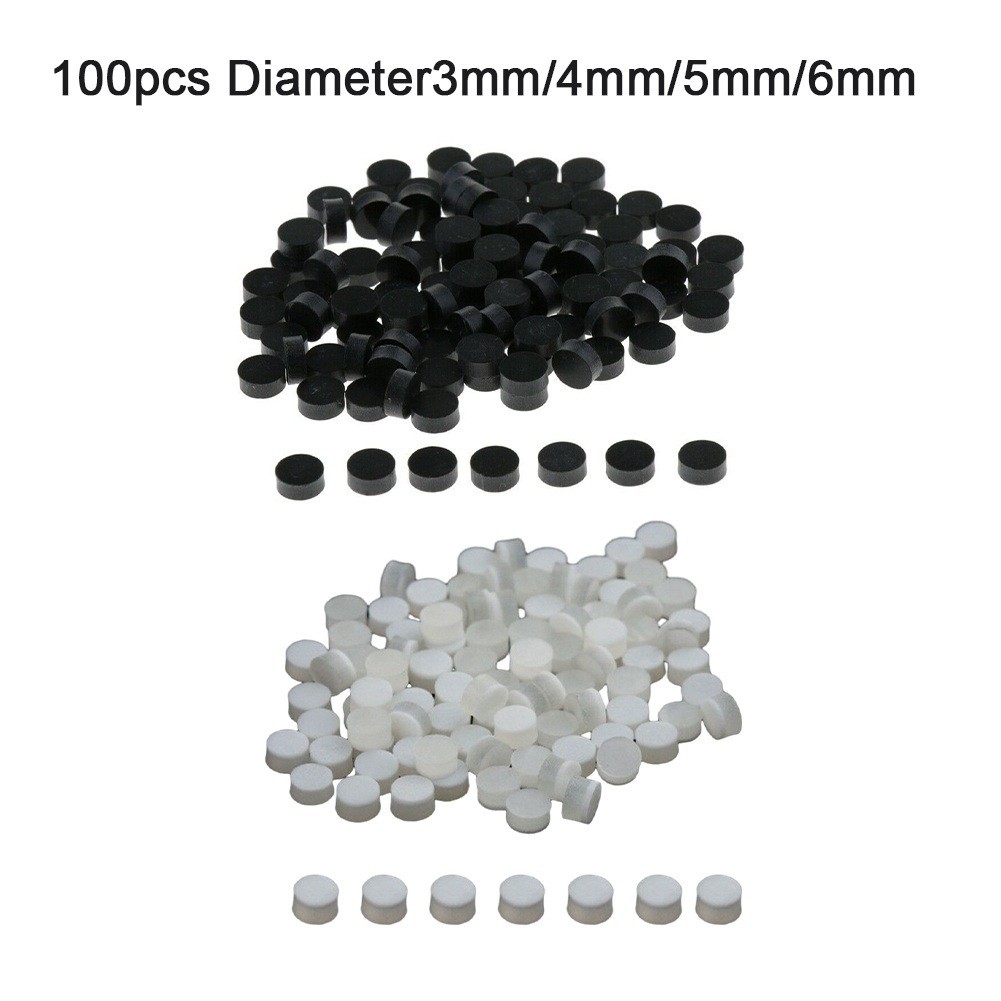 Guitar and Instrument Fingerboard Dots Pack of 100 Black Inlay Markers