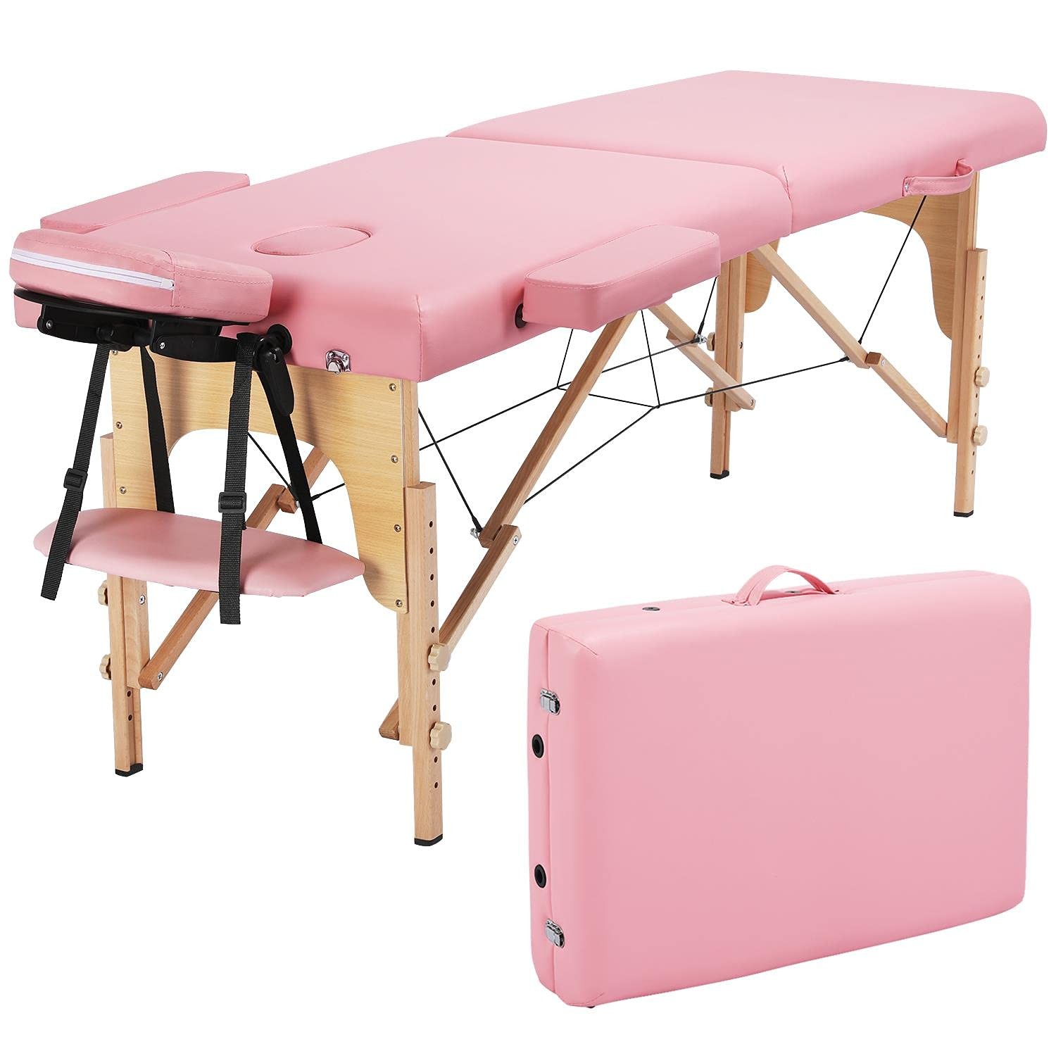 Portable Massage Table Massage Bed Spa Bed Therapy Table Height Adjustable Bed