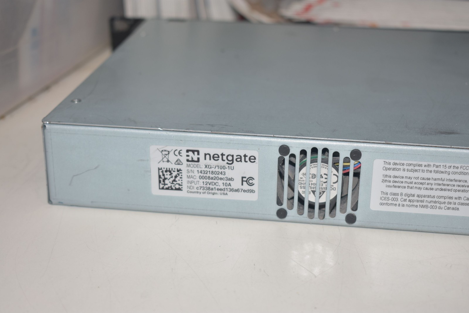Netgate XG-7100-1U PFSENSE Network Security Gateway Appliance Firewall 22.05