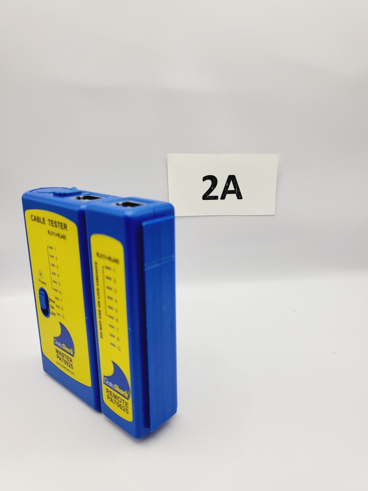 Data Shark Cable Tester RJ11 + RJ45 Master & Remote PA70025 Pre-Owned