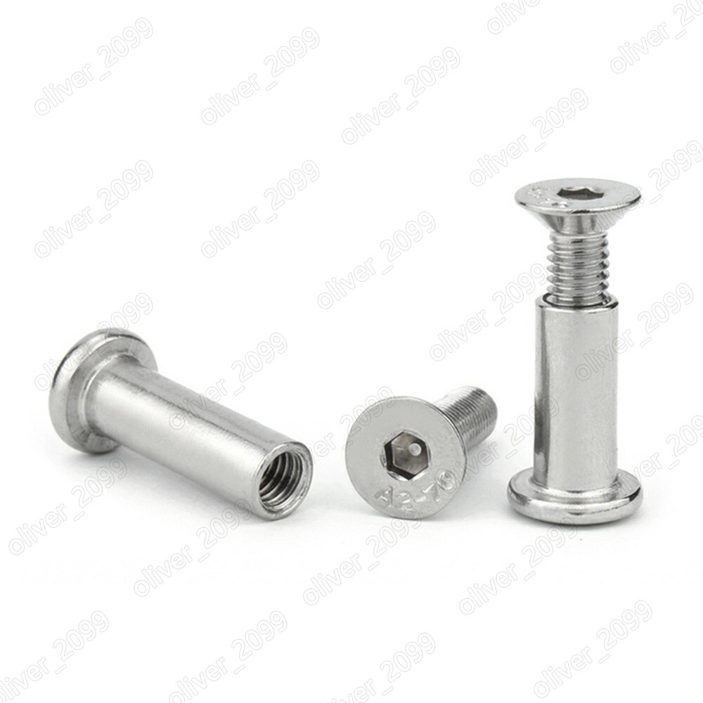 304 Stainless Steel Hex Socket Countersunk Screw With Hex Socket Rivet Nut M6 M8