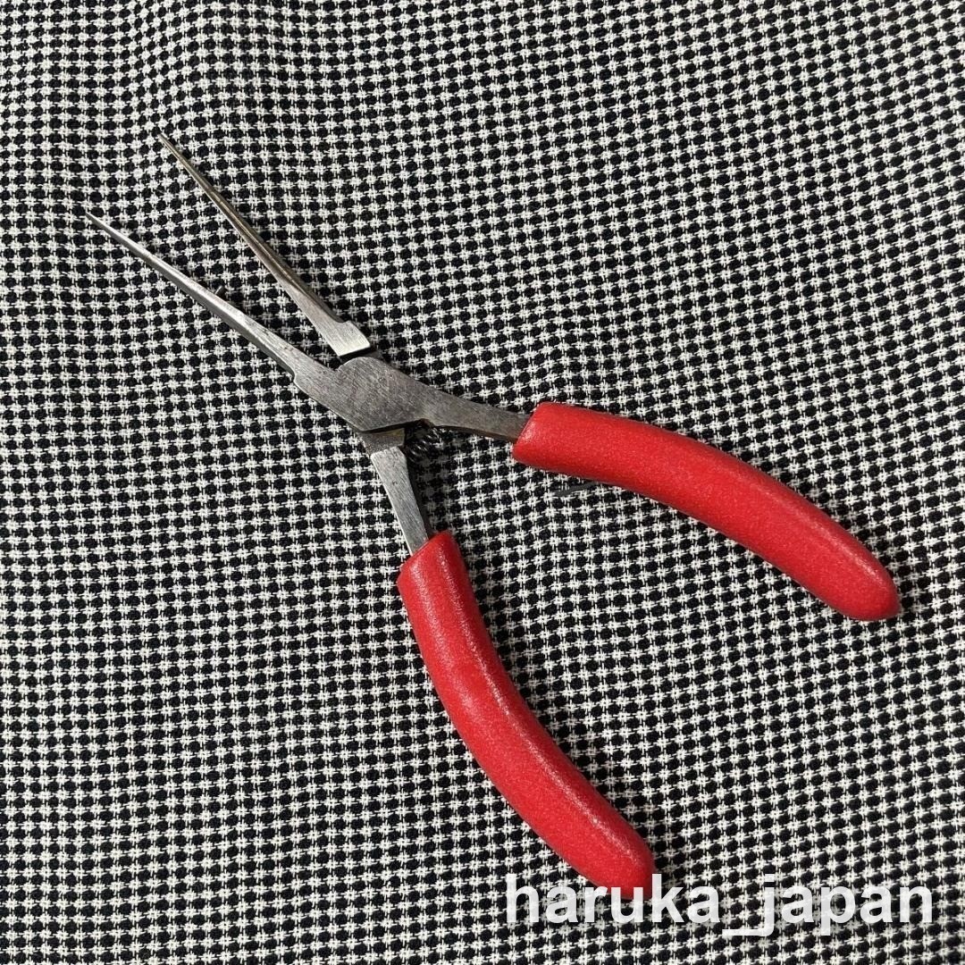 Snap-on E703BCG Spring Loaded Needle Nose Pliers Electronic Red [Used]
