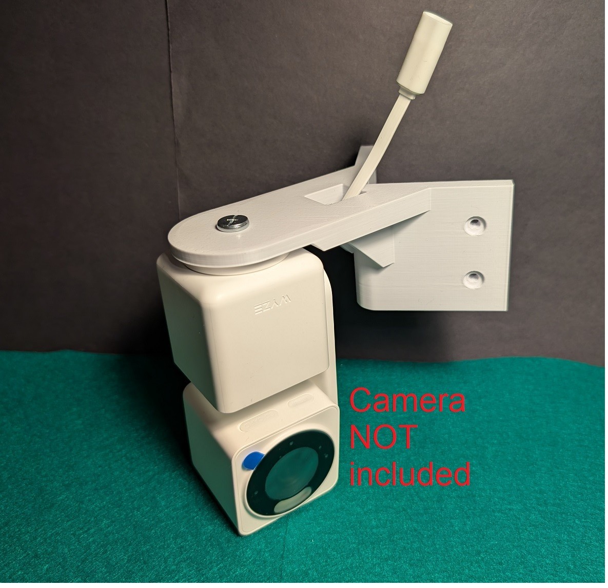 WYZE cam pan V4 outside corner wall  hanging mount/bracket w mounting hardware