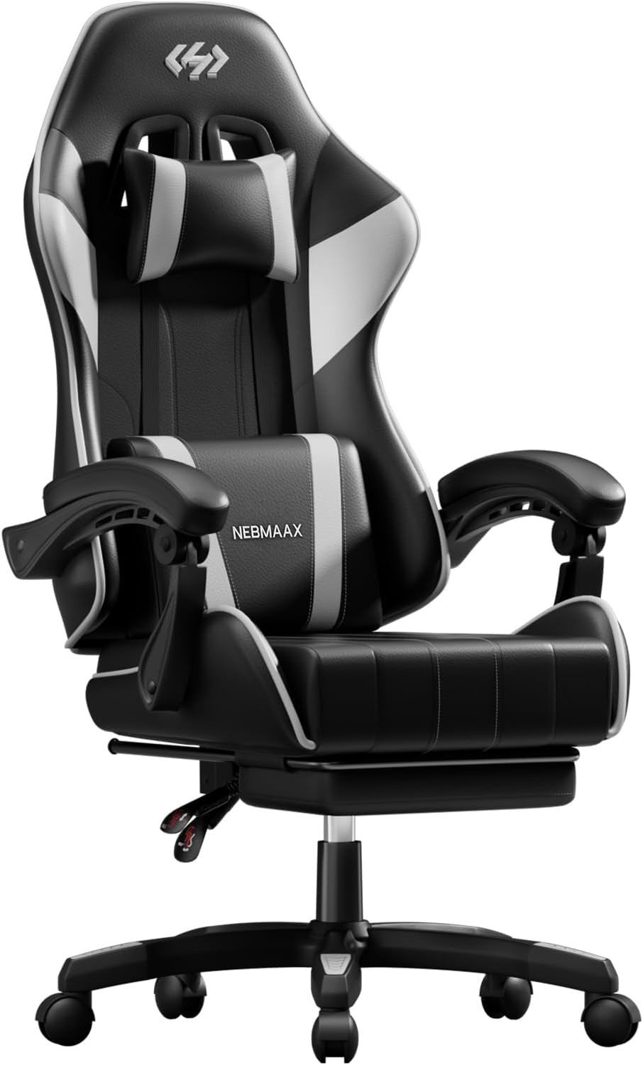 NEBMAAX Gaming Chair, Ergonomic Computer Chair, Black