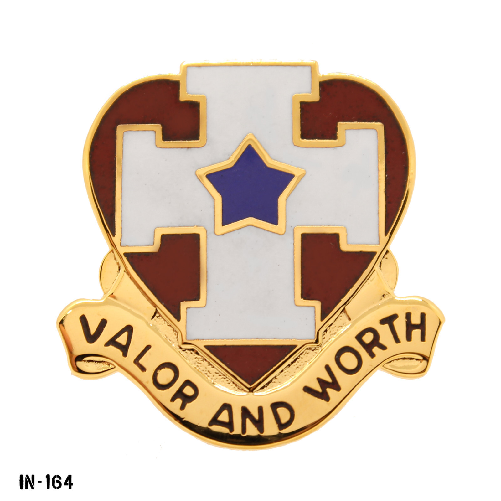 139th Medical Group ~ Valor And Worth ~ US Army DUI Crest Pin ~ NEW