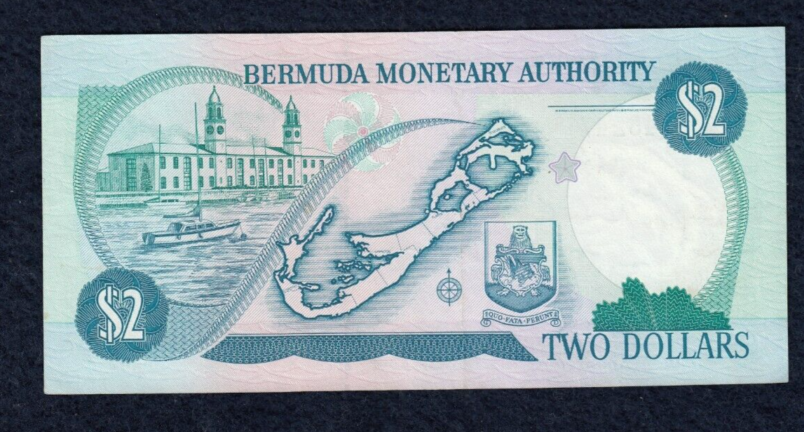Bermuda, $2, 1997, QEII, P-40Ab, UNC