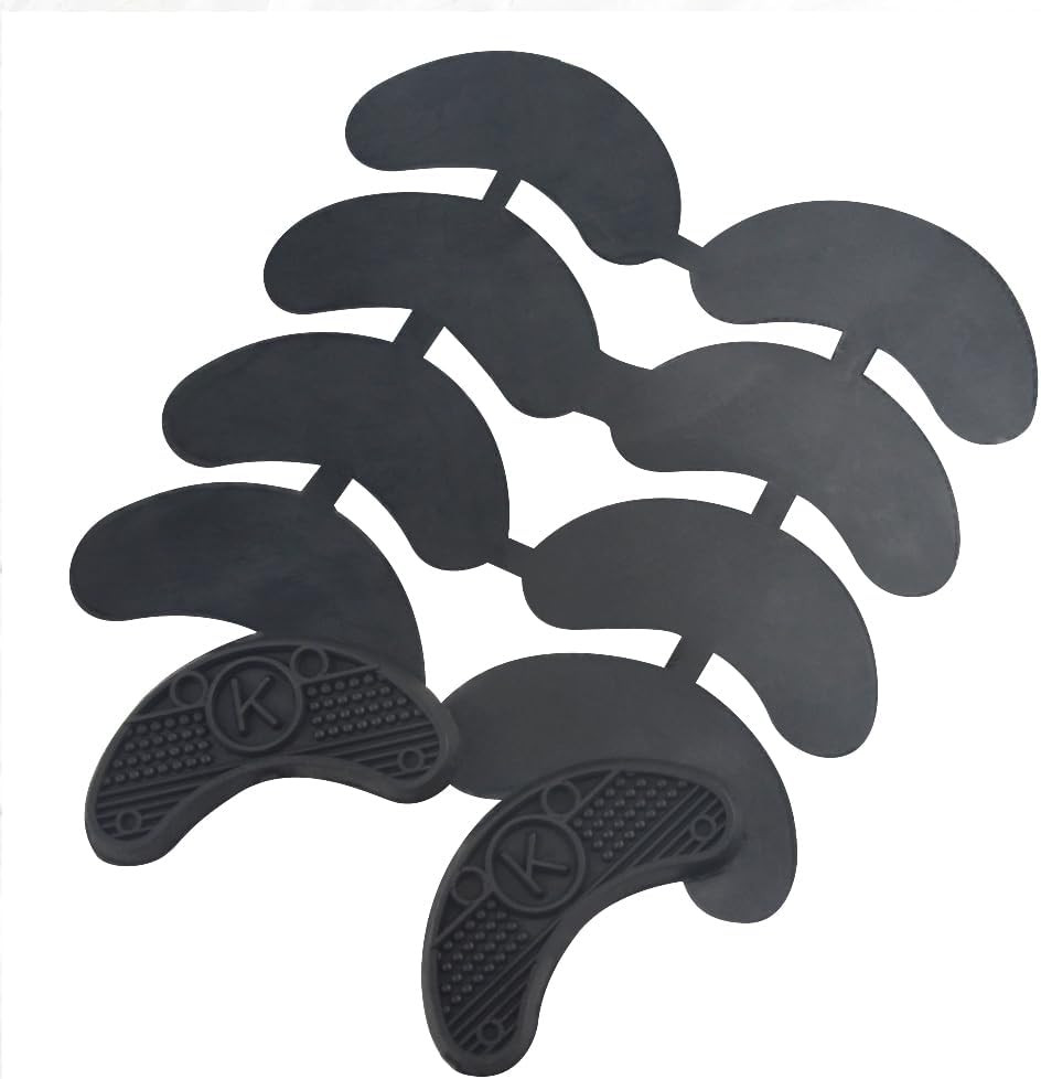 30 Pcs Heel Plates Rubber Tips Sole Heel Taps Repair Pad Replacement