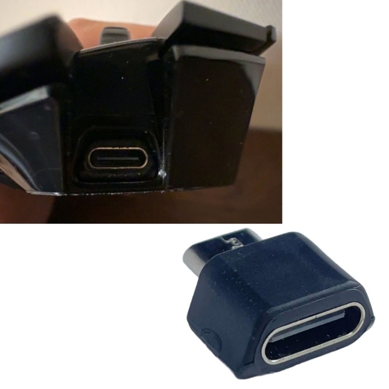 Plastic Metal Micros To Type C Adapter for G502 Wireless Mouse
