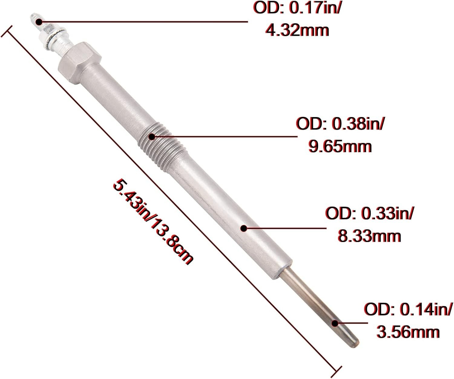 12639701 Diesel Glow Plugs 9G for Duramax LLY LML LMM Chevy&GMC LBZ LGH