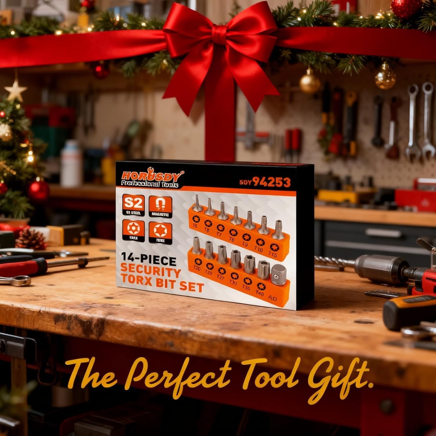 Durable 14-Piece Tamper Resistant Star Bit Set for Automotive & Electronics