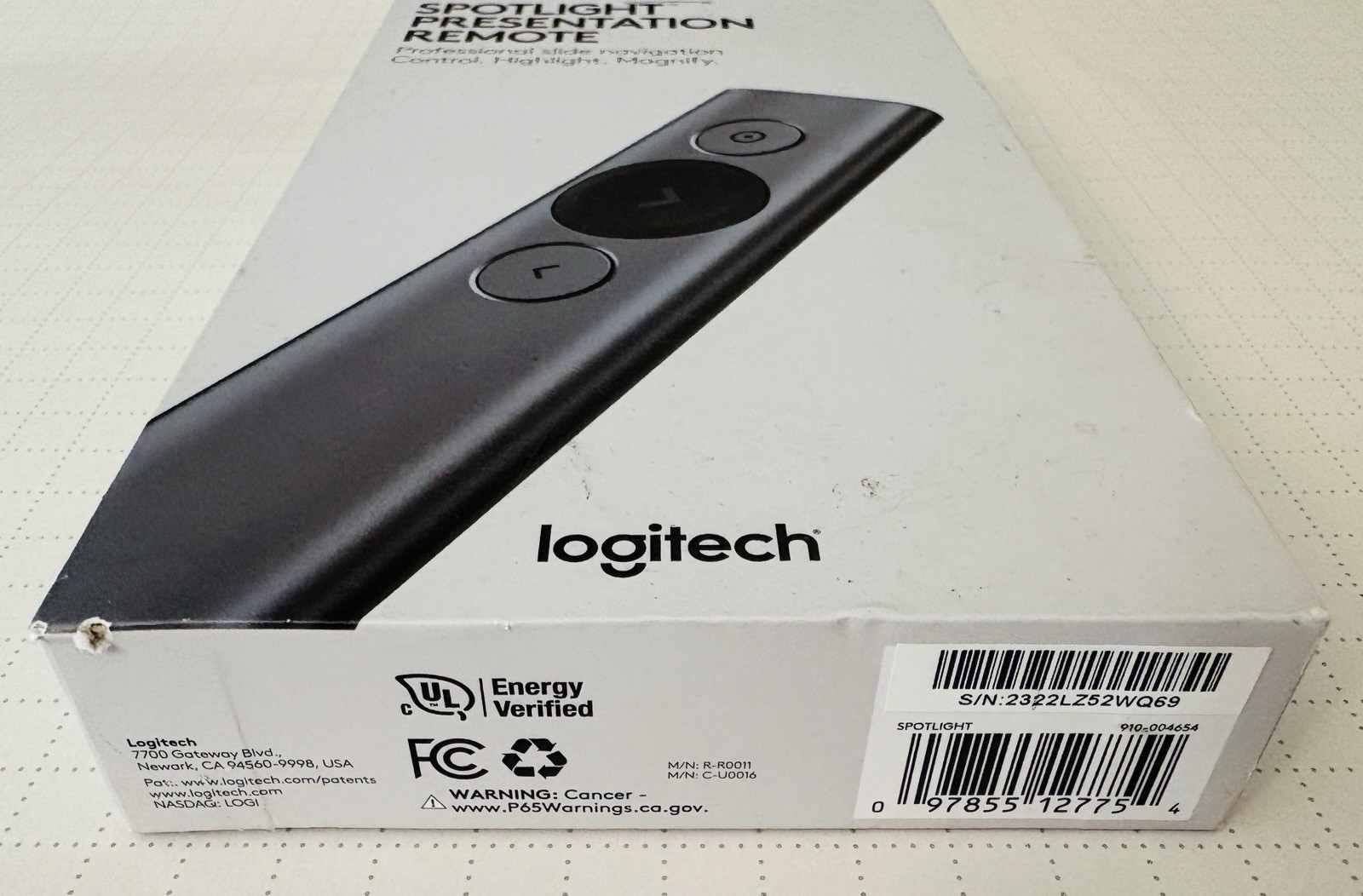 Logitech Spotlight Presentation Remote
