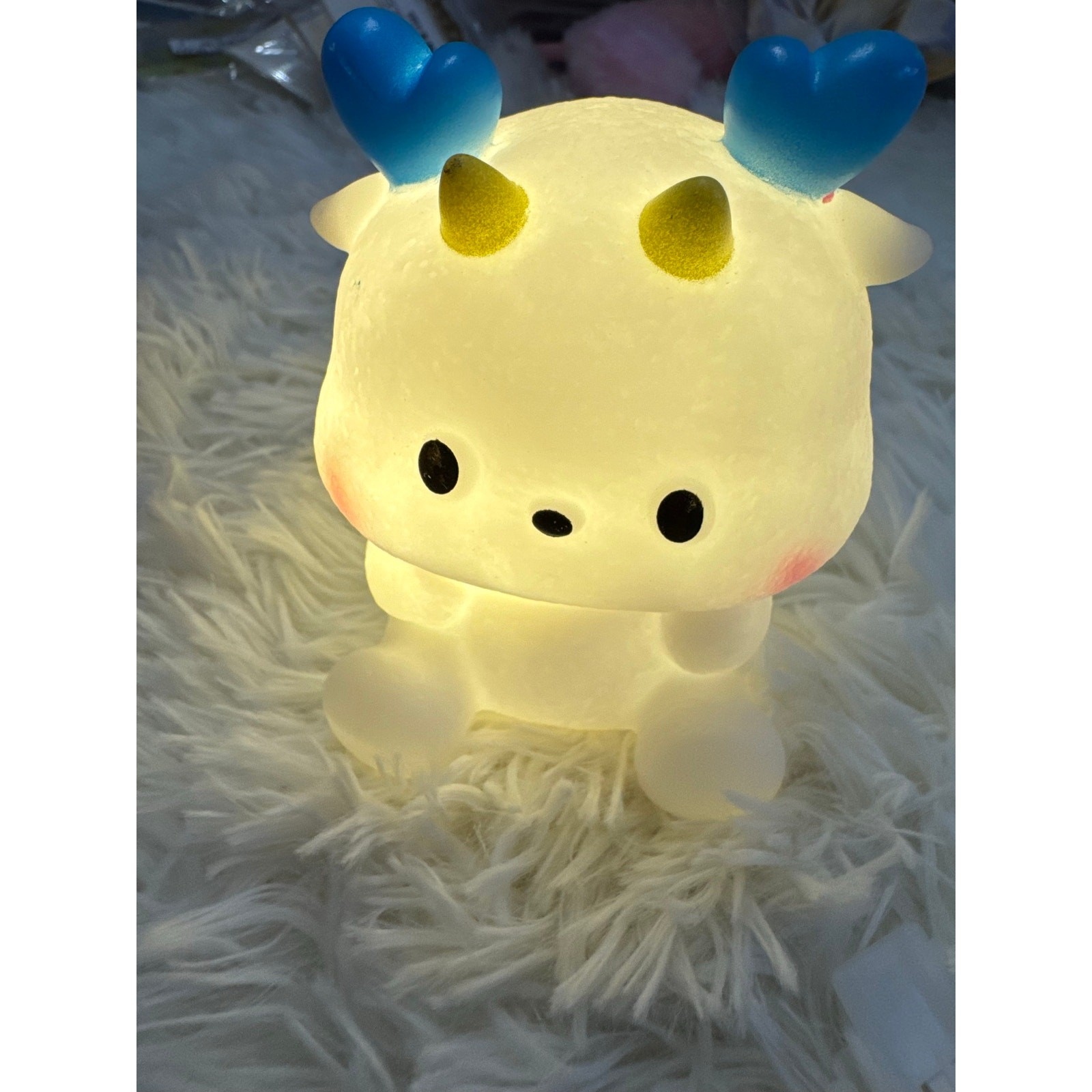 Baby Dragon soft night light battery included  super cute