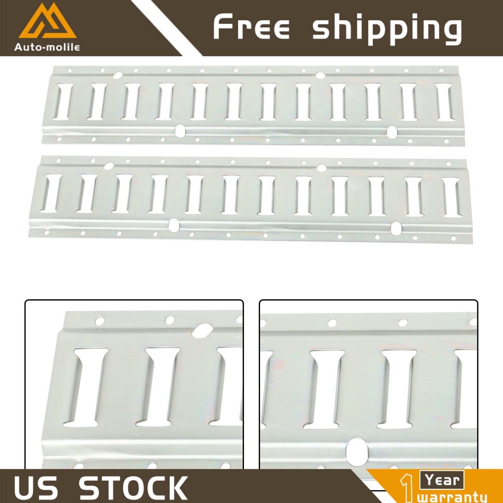 For Van Truck 4 Pcs 2' E Track Tie Down Enclosed Trailer Portable High Quality