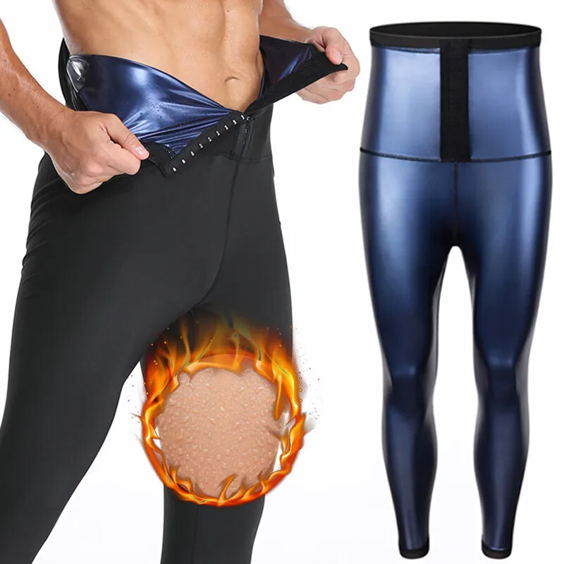 Sauna Sweat Pants For Men Sauna Leggings Compression Hight Waist Sauna Pants