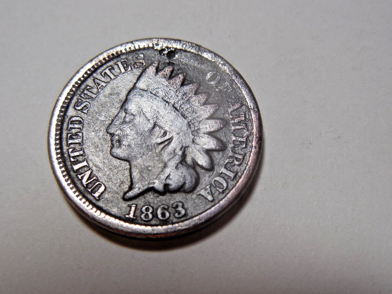 1863 Indian Head Penny in good condition. Decent coin.  But you decide!!!!!