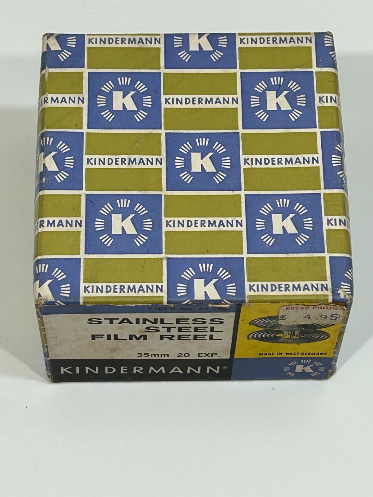 Kindermann Stainless 35mm/20-Frame Easy-Loading Roll Film Processing Spiral Reel