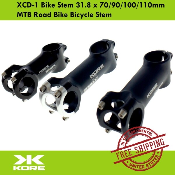 Kore XCD-1 Bike Stem 31.8 x 70/90/100/110mm MTB Road Bike Bicycle Stem