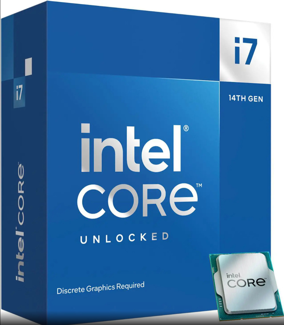 Intel Core i7-14700KF CPU 14th Gen LGA 1700 20-Core Desktop Processor