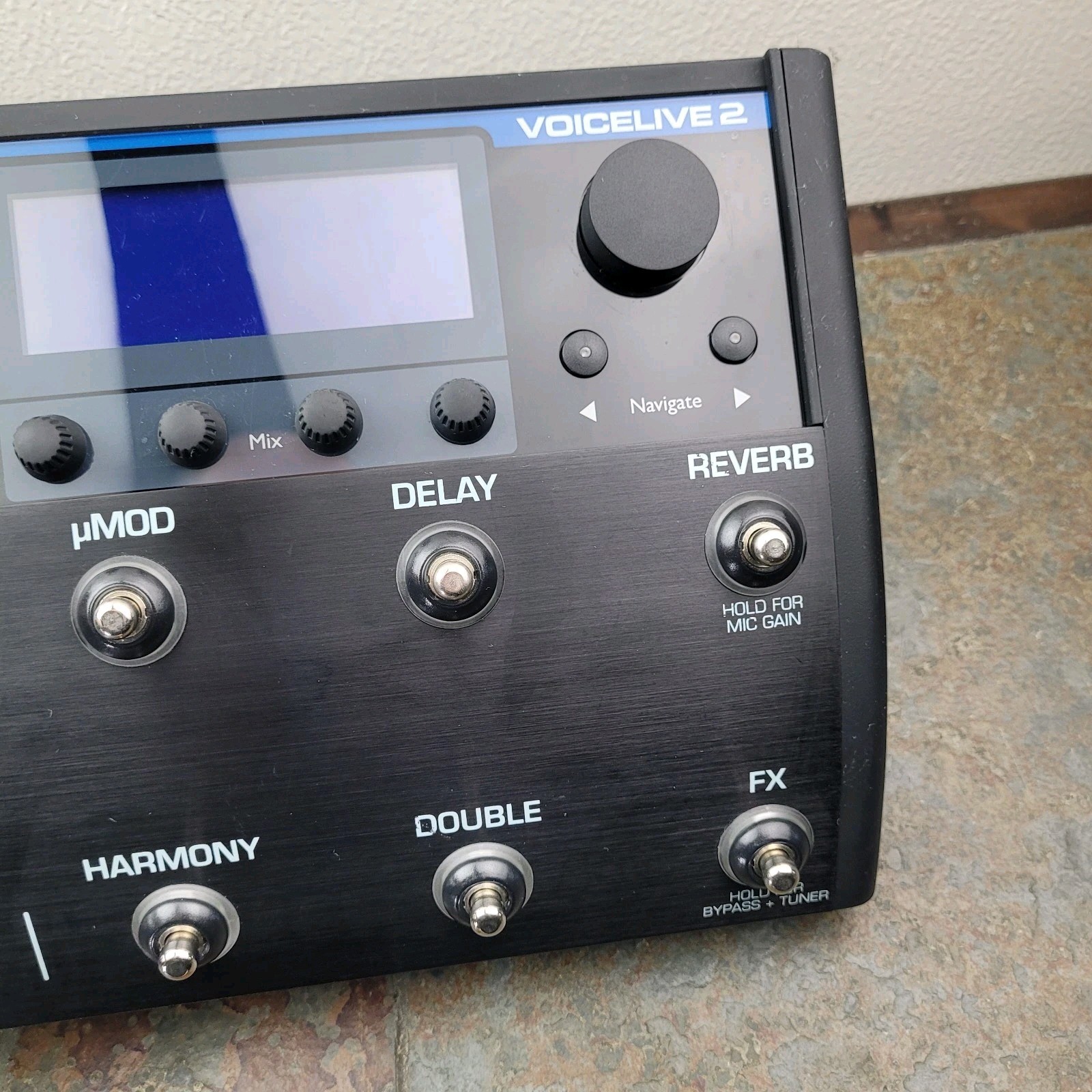 TC Helicon Voice Live 2 Vocal Floor Processor Untested For Parts