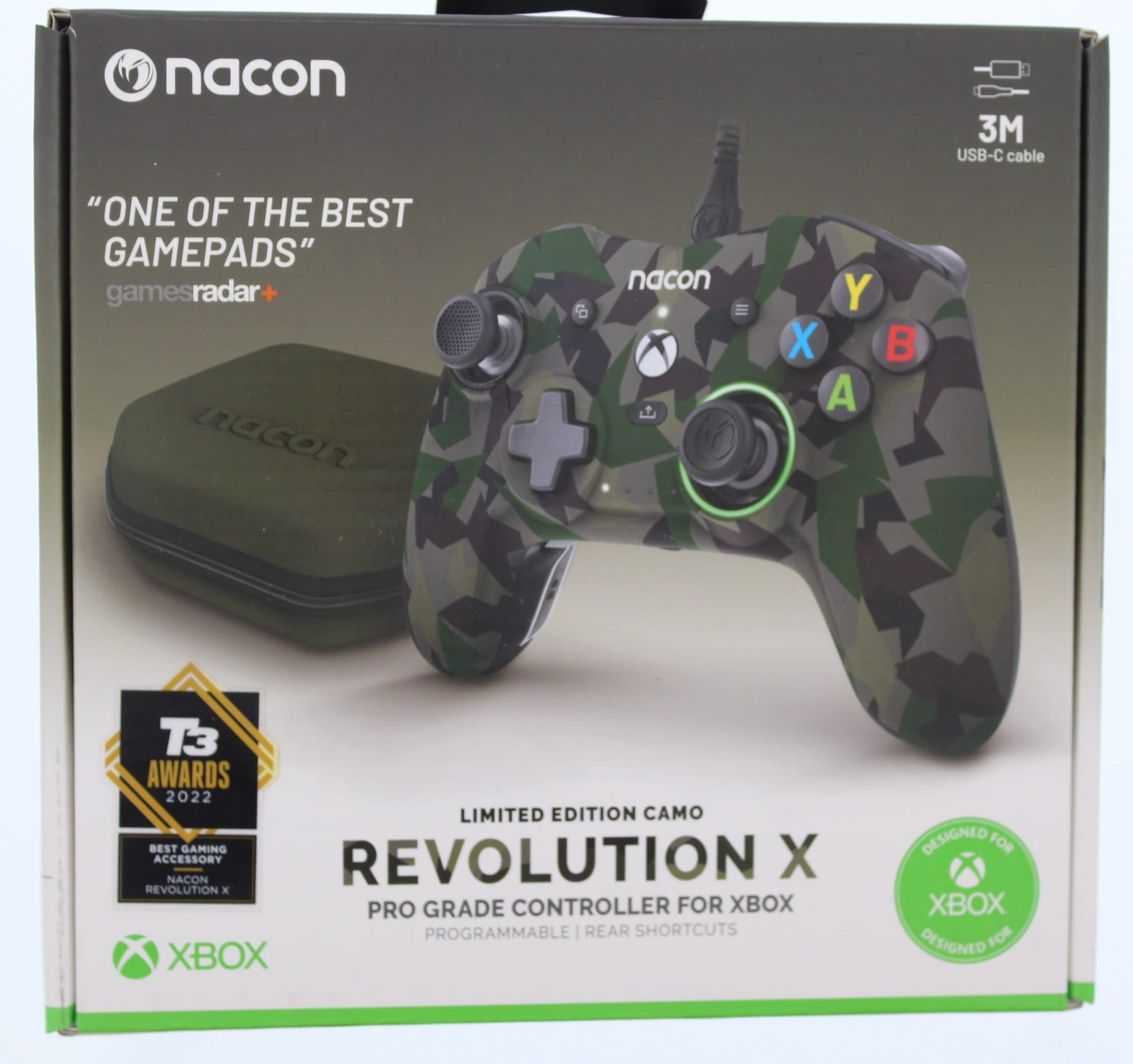 Nacon Xbox Limited Edition Pro Grade Wired Revolution X Controller (Field Camo)