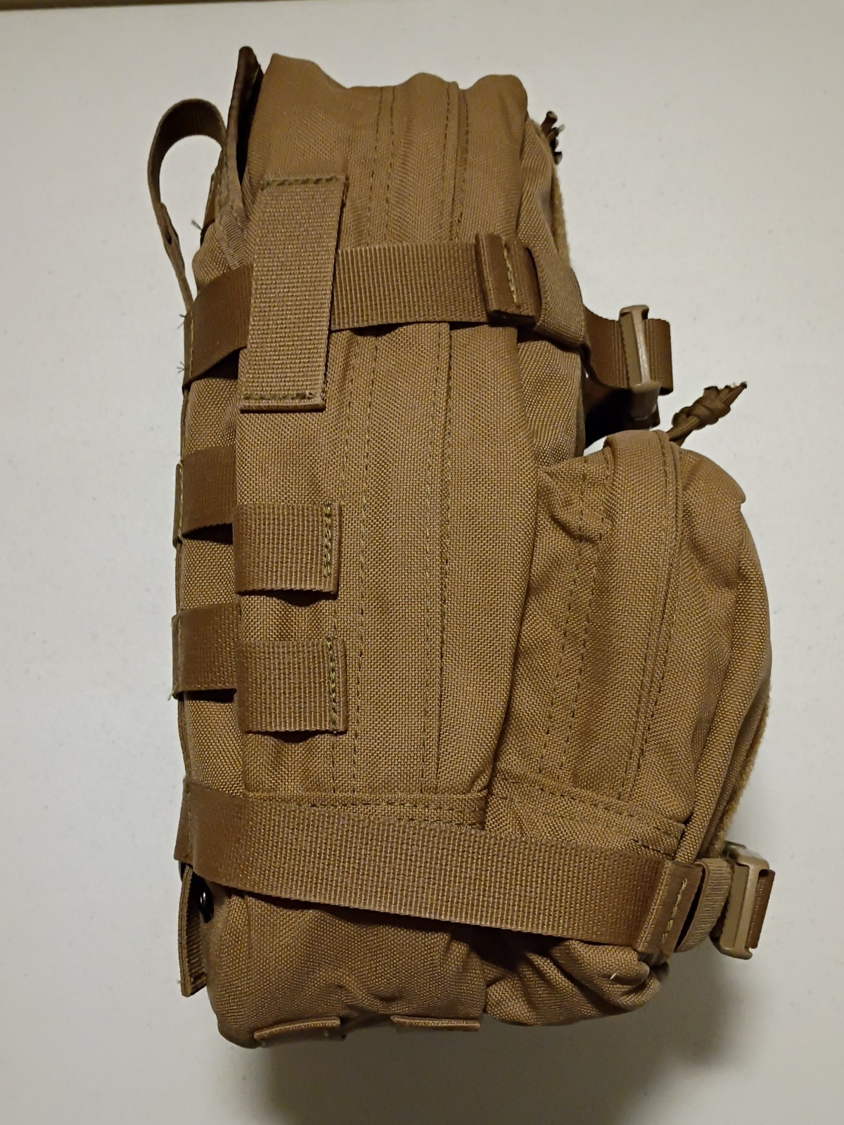 Plate Carrier Back Assault Panel Pack (fits Camelback) Coyote Brown -Made in USA