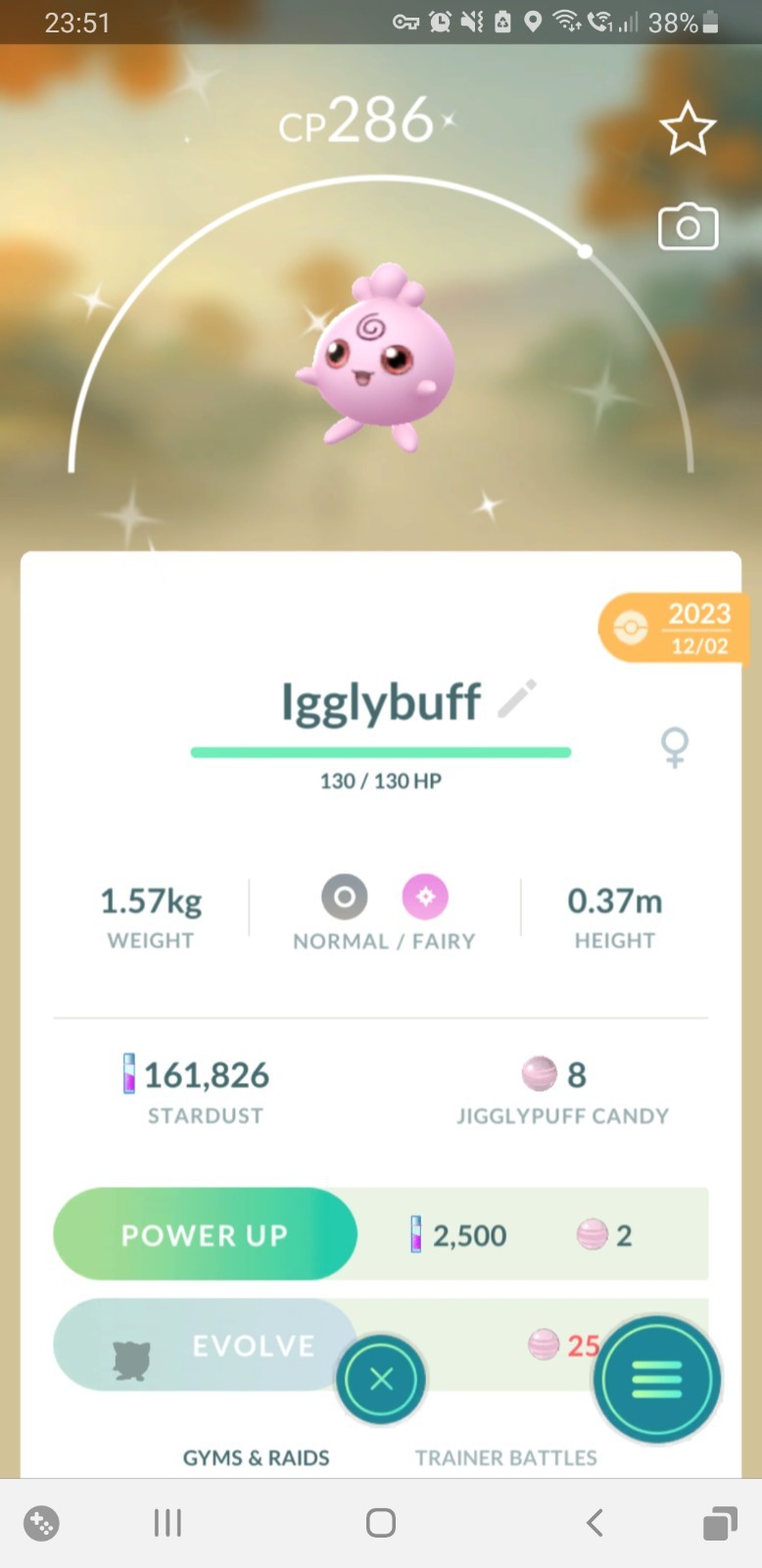 ✨Shiny Igglybuff (Dazzling Fluffeluff) Pokemon GO✨ Mini PTC 80k