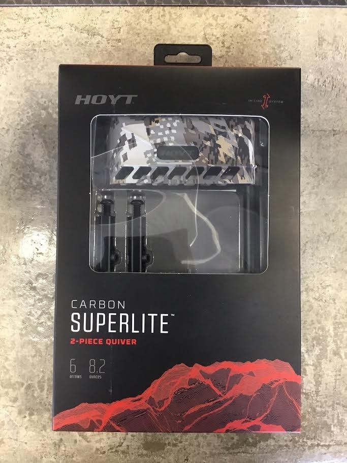 Hoyt Carbon Superlite 2-Piece 6 Arrow Quiver Gore Optifade Elevated II