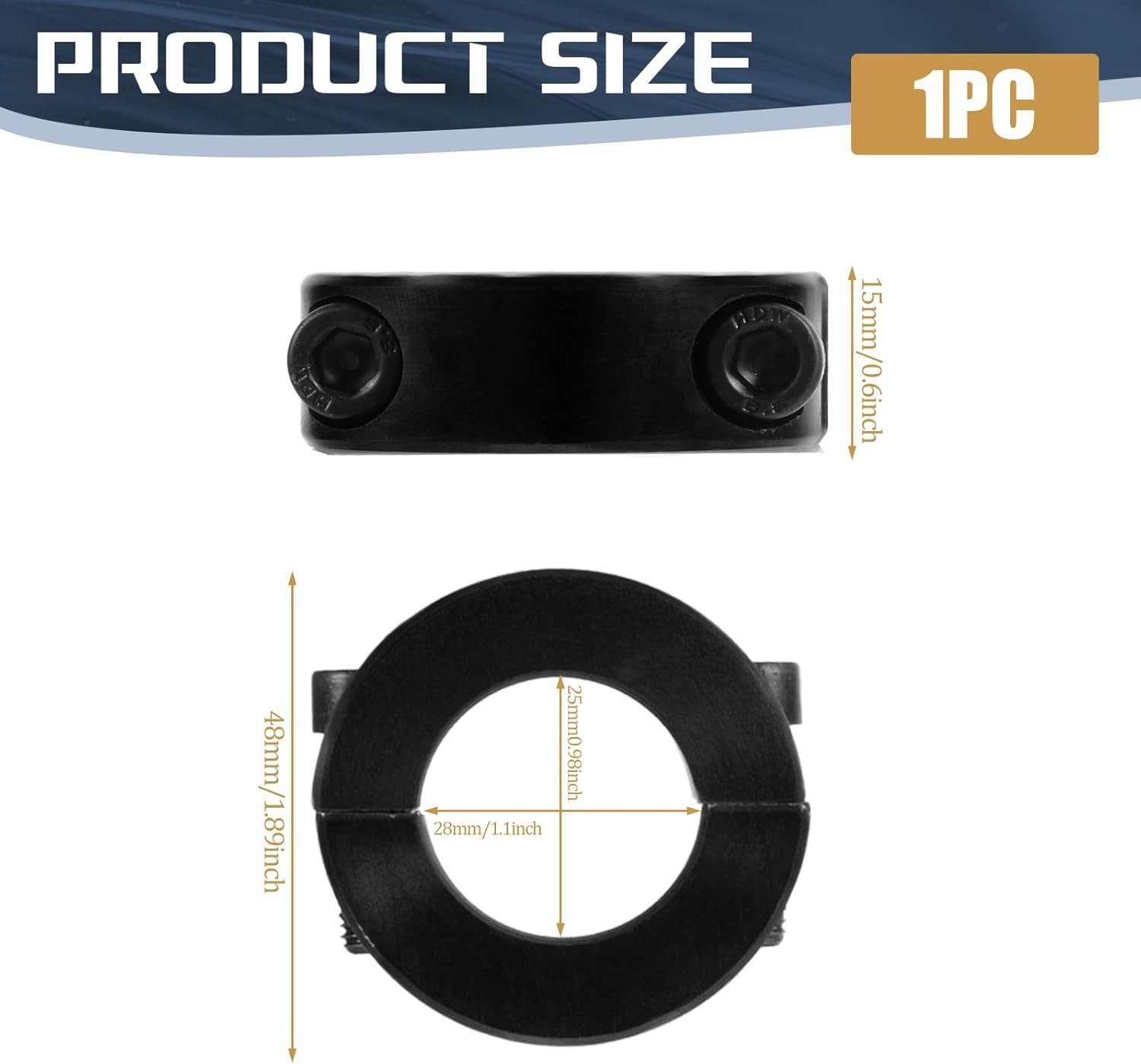 Office Chair Sink Fix Kit Steel Gas Lift Clamp Replacement, No Tools Needed