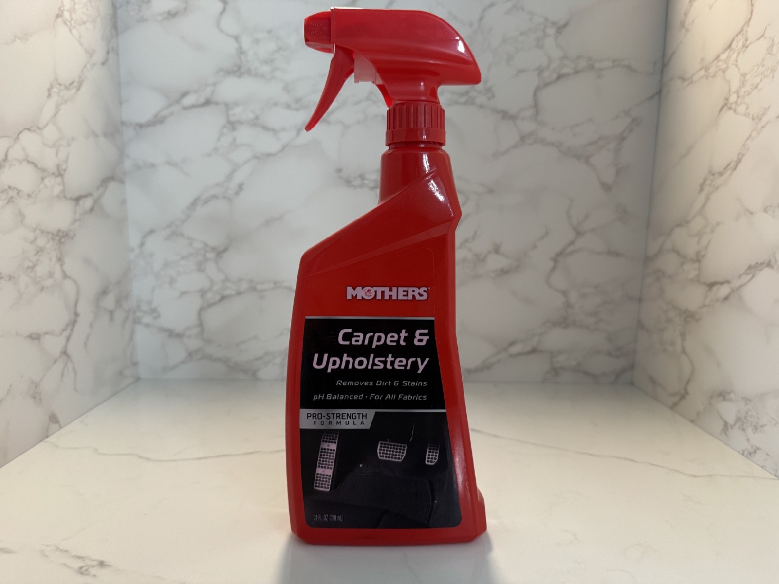 MOTHERS 05424 Carpet & Upholstery All Fabric Cleaner Vinyl Cloth - 24 fl oz