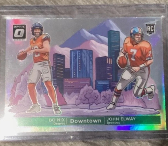 Bo nix and John elway dual downtown chase - 5 cards per pack READ DESCRIPTION