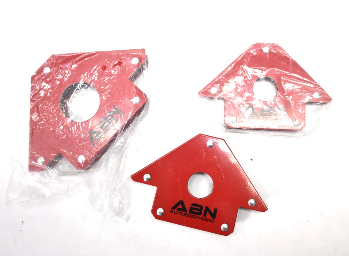 Auty Body Now ABN Arrow Welding Magnets Fabrication Holders 3 Piece Set