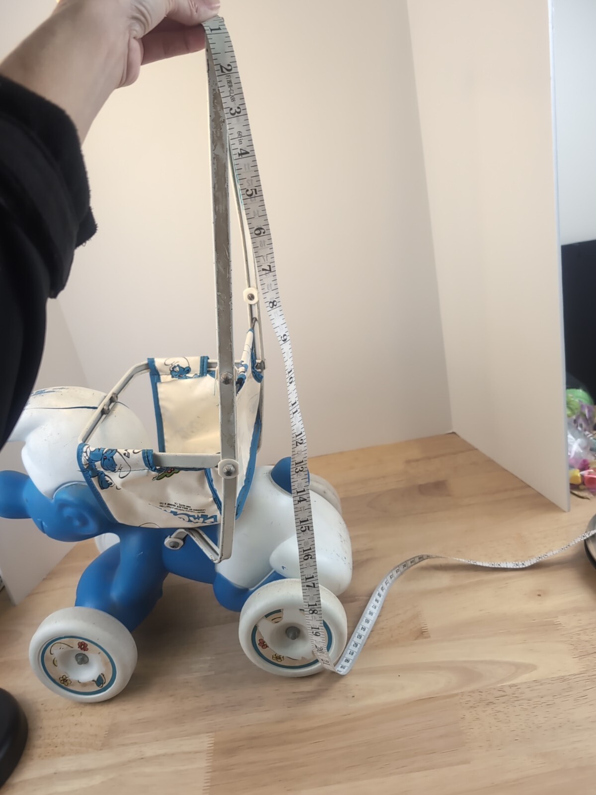 Smurf Stroller Kids Toy Doll Stroller