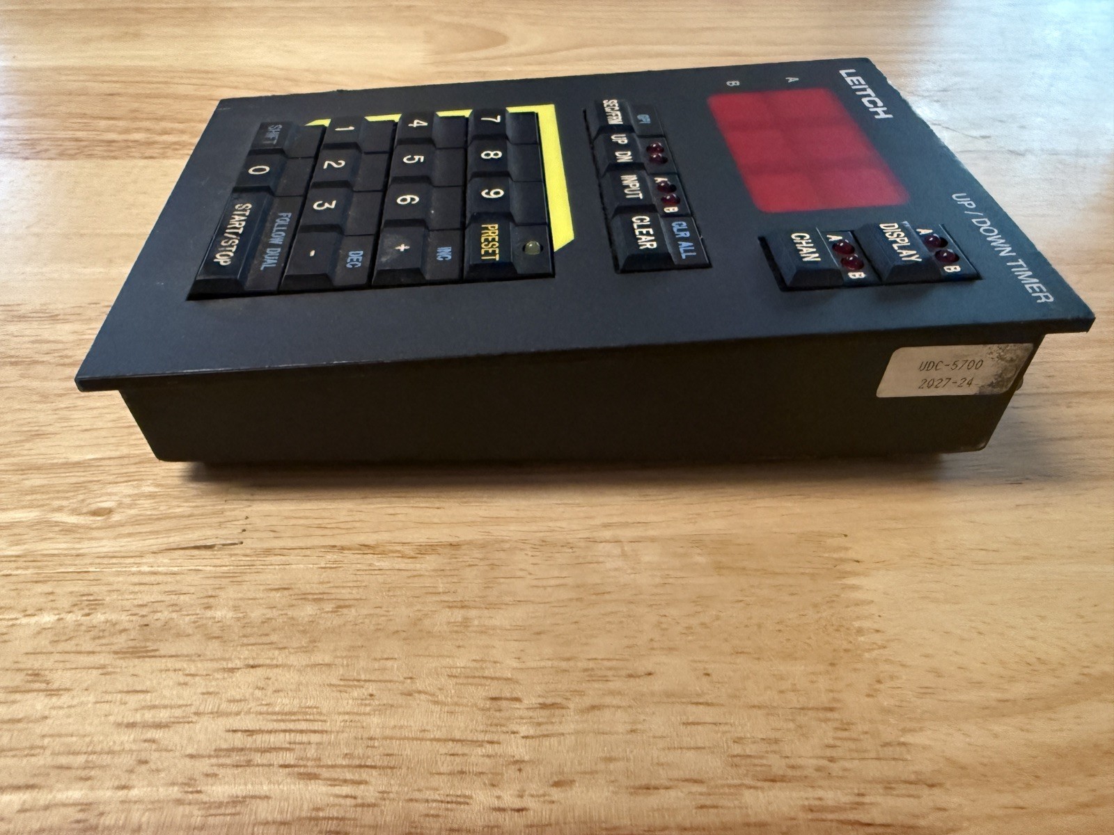 Leitch UDT-5700 Broadcast Master Timecode Up/Down TIMER - (UNTESTED)