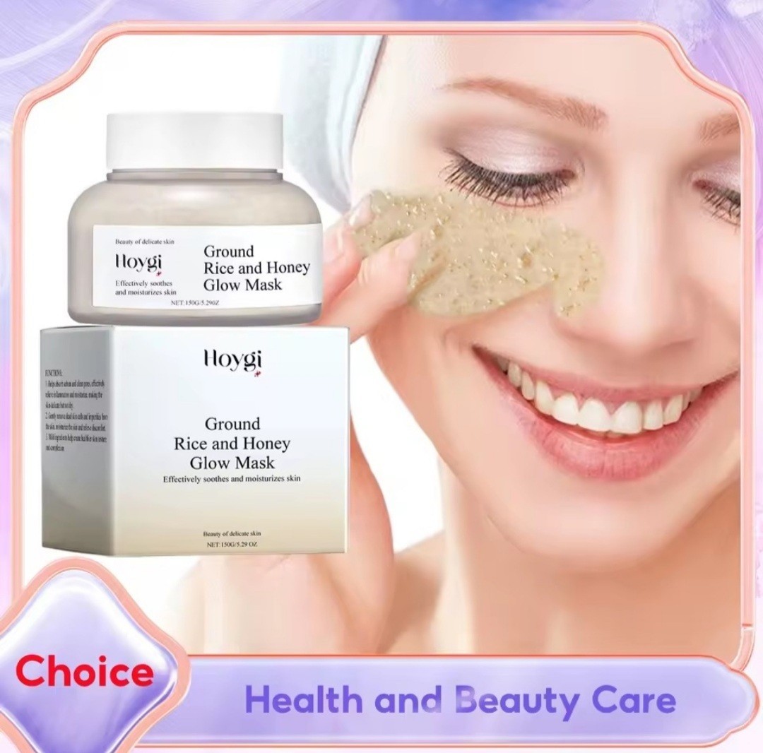 Rice & Honey Face Mask Moisturizing Fade Dark Spot Hydrating Repair Brightening