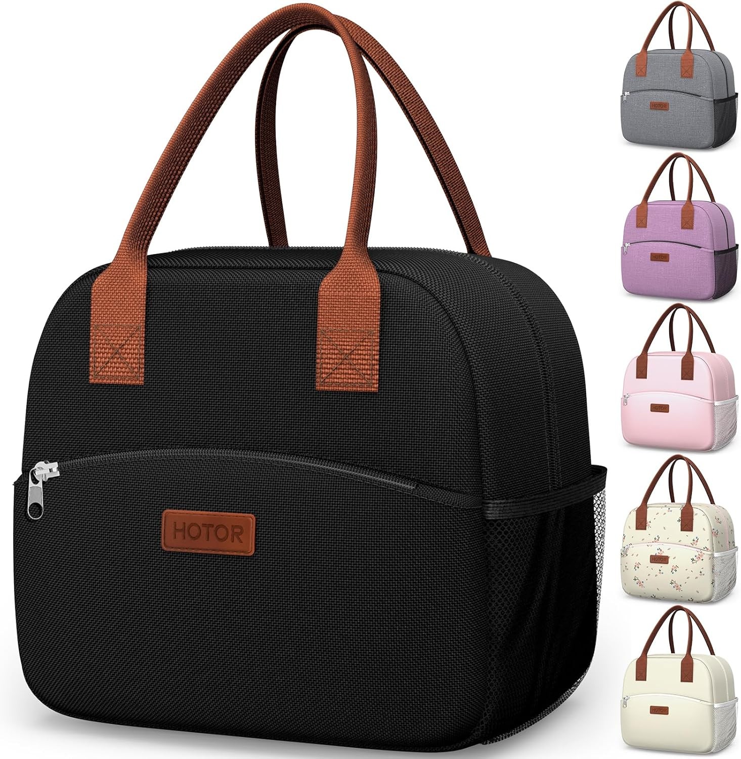 HOTOR Lunch Bag for Women & Men - Wear-Resistant Insulated Lunch Box with Large