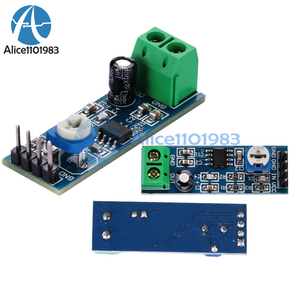 10PCS 200 Times gain 5V-12V LM386 Audio Amplifier Module Adjustable Resistance