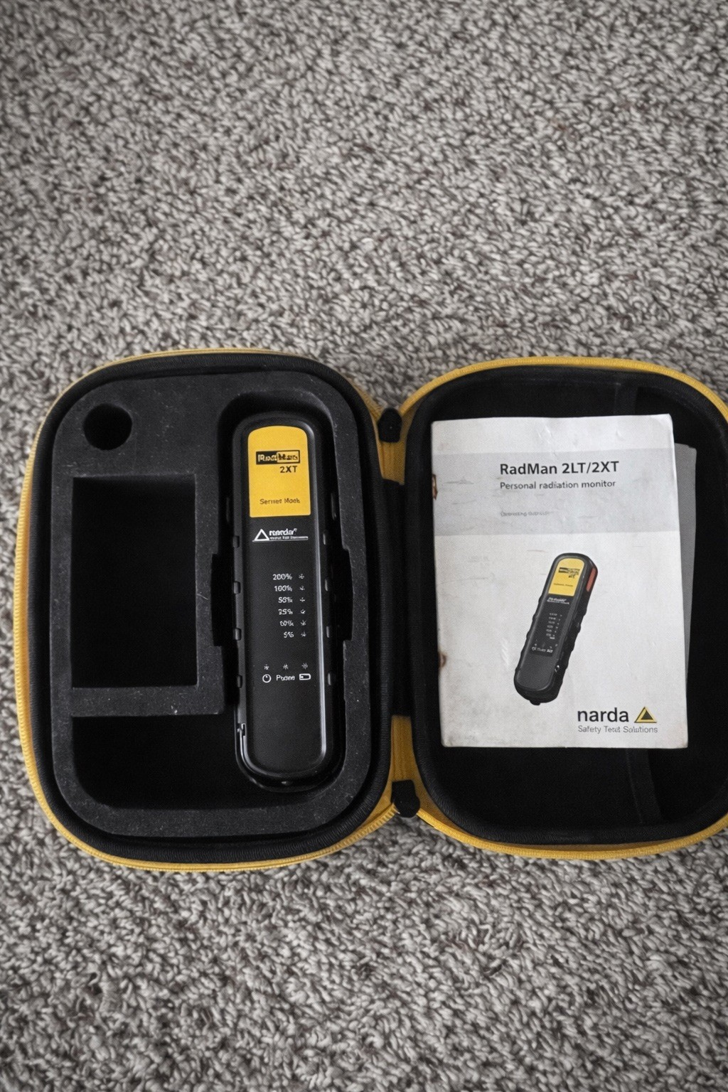 Narda RadMan 2XT Personal RF Radiation Monitor EMF Safety Meter 2281/01