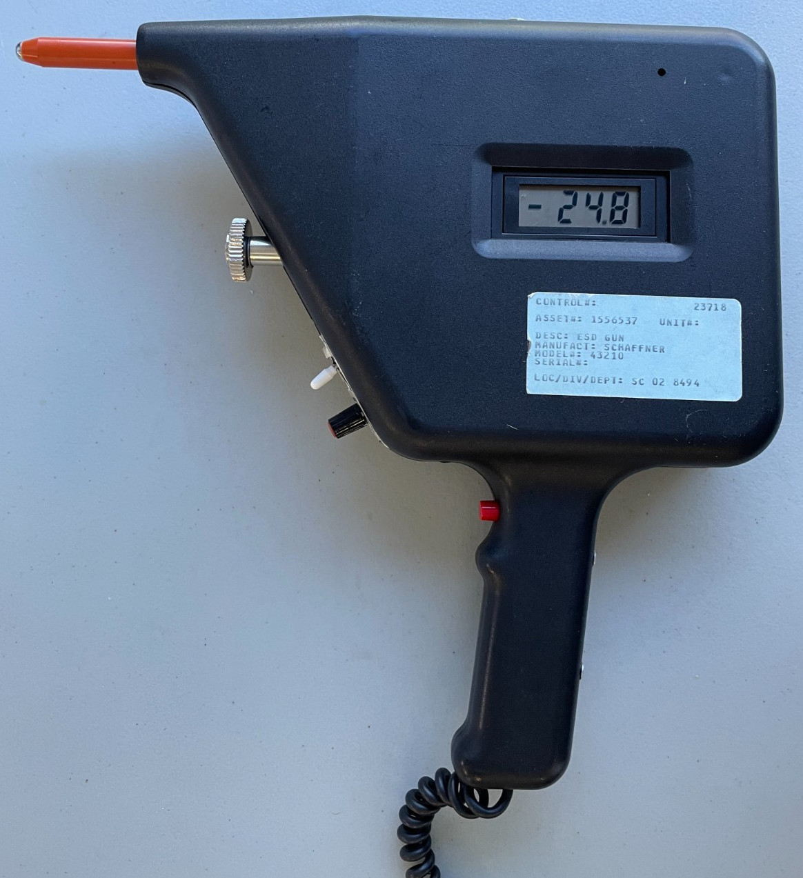 Schaffner NSG432 ESD Electrostatic Discharge Simulator 2-25KV WORKS AS-IS