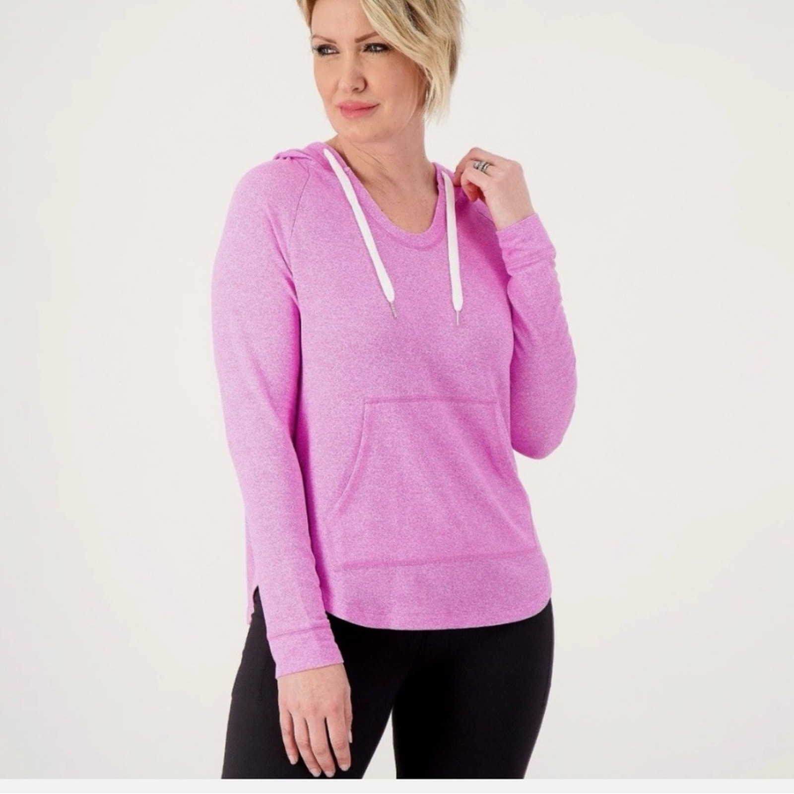 Kookaburra Pink Fitted Hoodie Sweatshirt