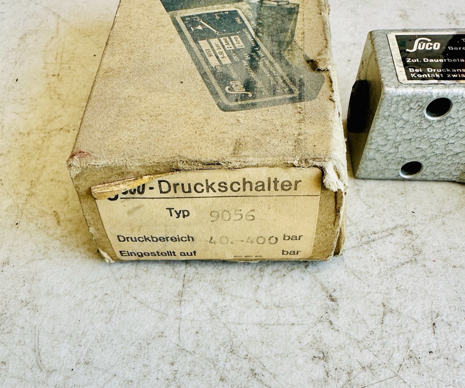 Juco 9056 mechanical pressure switch