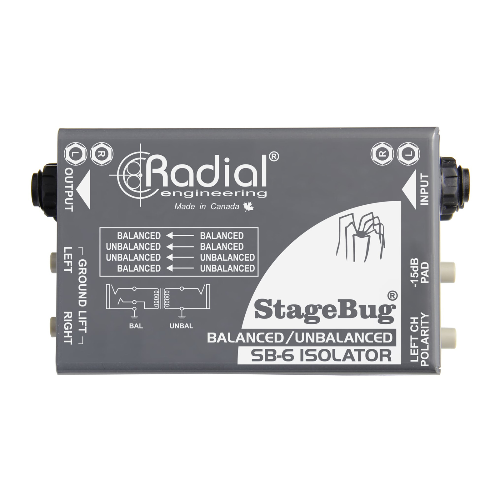 Radial StageBug SB-6 Stereo Signal Isolator