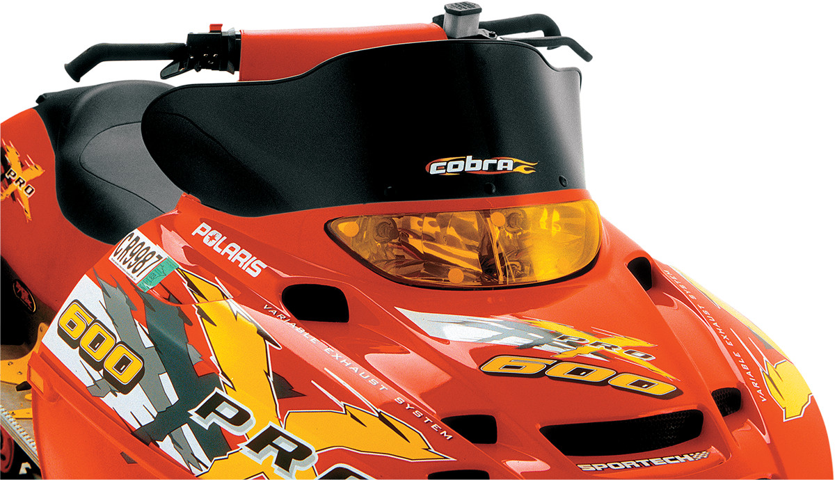 POWERMADD - 11511 - Cobra Windshield for Polaris RMK 700 Vertical Escape w/144"