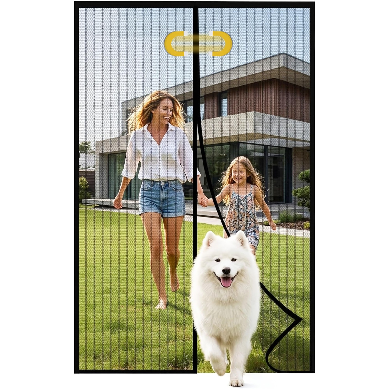 Magnetic Screen Door 38 x 83 Inch, Fits Door Opening Up to 36 x 82 Inch, 32-M...