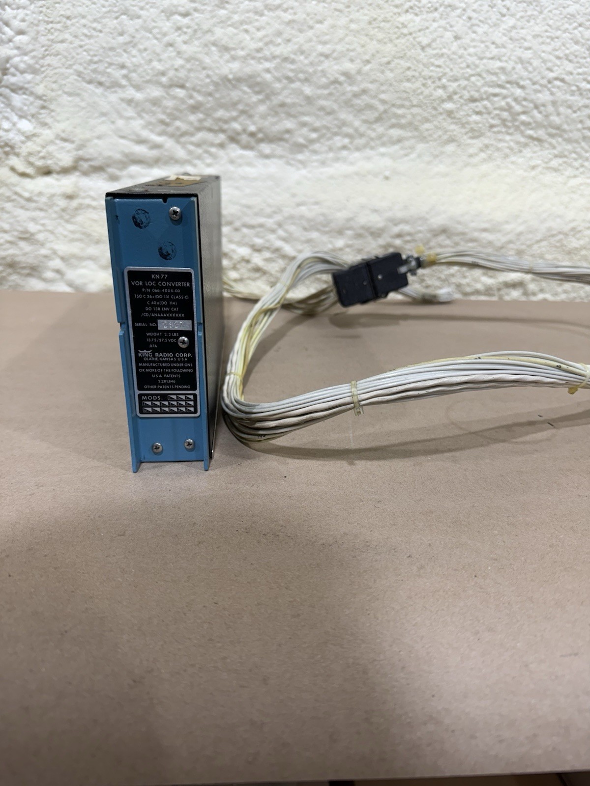 King KN 77 VOR LOC Converter - P/N 066-4004-00