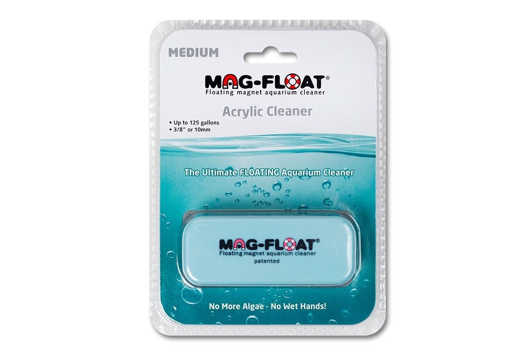 AGU130A Mag-Float Acrylic Aquarium Cleaner, Medium