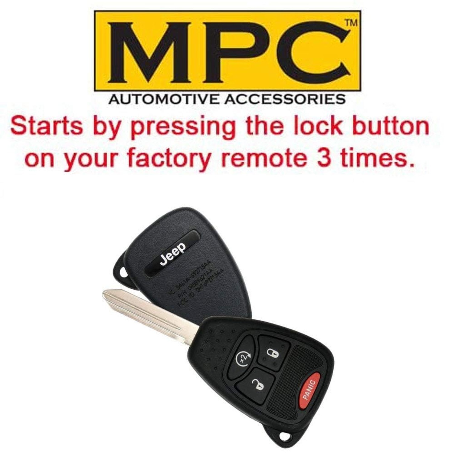 MPC Remote Start Kit Compatible with Jeep Wrangler 2007-2018 || 100% Plug n P...
