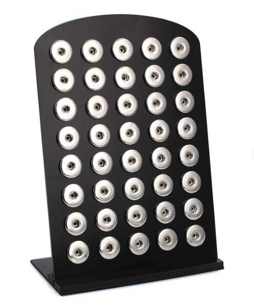 Snap Jewelry Acrylic Display Holder Organizer fits 18-20mm Ginger Charm 40pc New