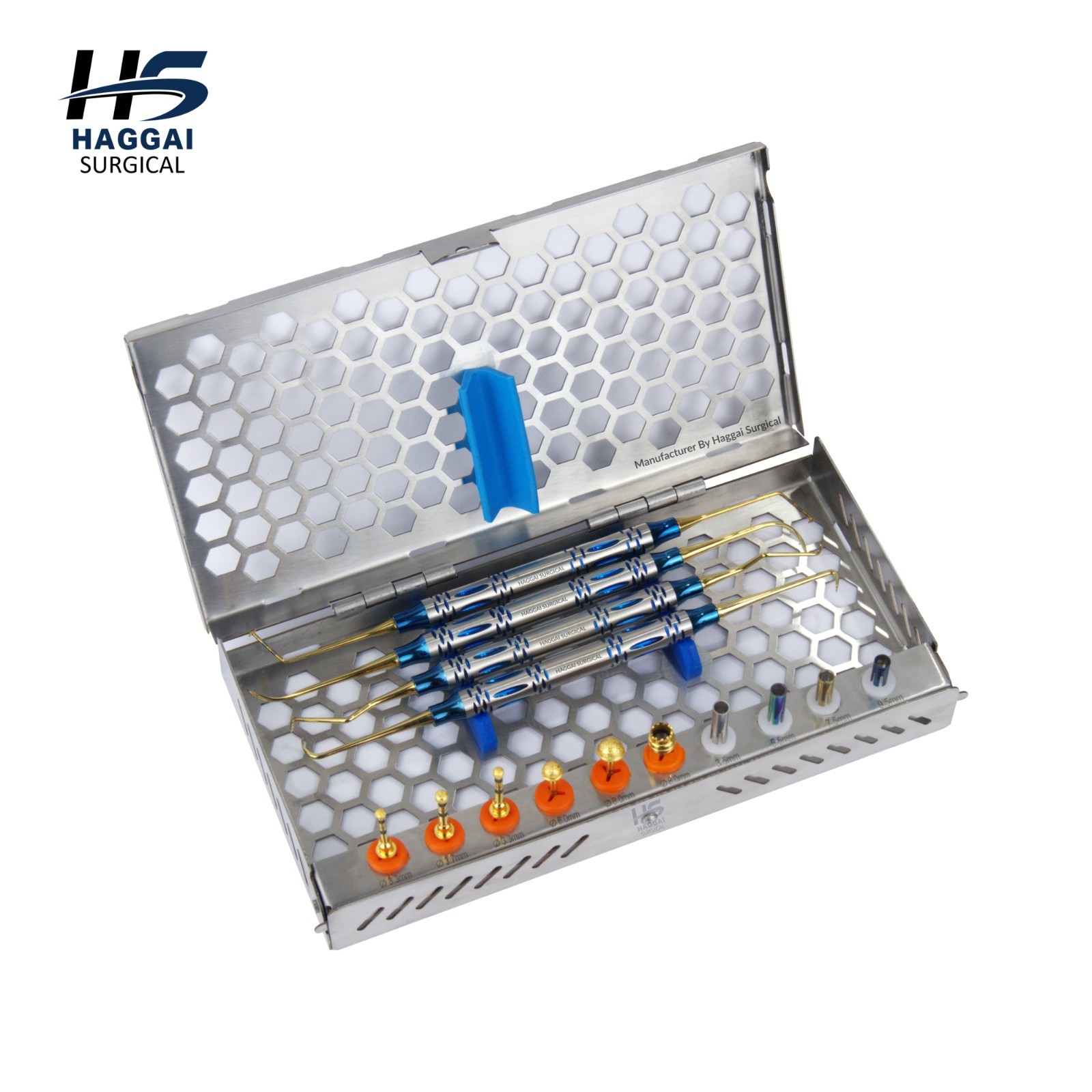 Sinus Lift Kit with Drill Stoppers – Hand Implant Driver Set with case